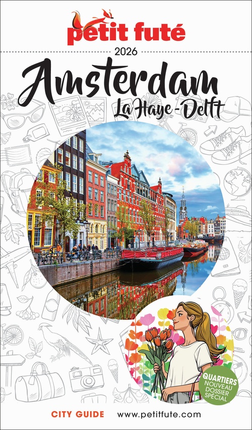 ebook cover of Guide Amsterdam 2026 Petit Futé: La Haye - Delft, by Collectif