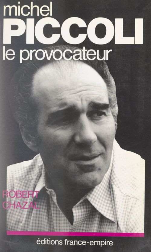 ebook cover of Michel Piccoli, by Robert Chazal