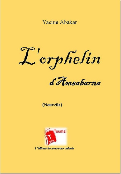 ebook cover of L'orphelin d'Amsabarna, by Yacine Abakar