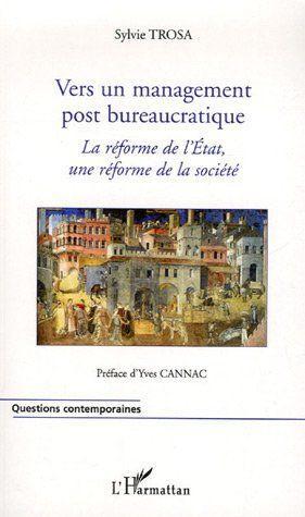 Couverture ebook de Vers un management post bureaucratique, de Sylvie Trosa