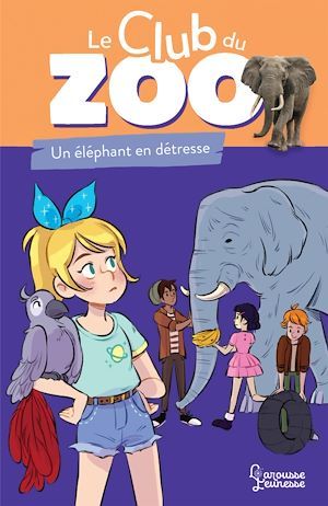 Couverture ebook de Le club du zoo - Un éléphant en détresse, de Zoé Darwin