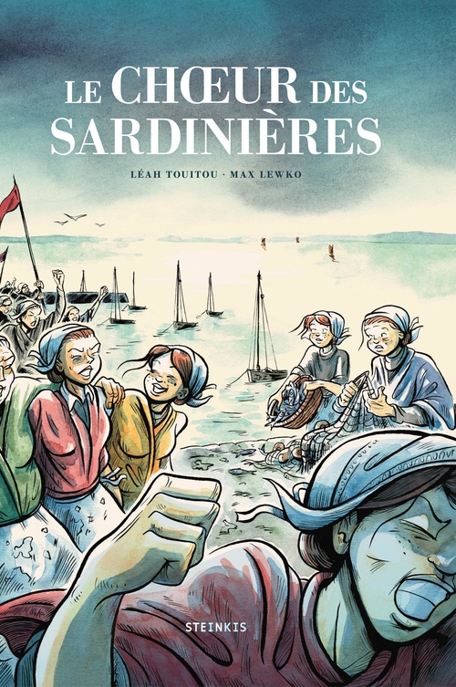ebook cover of Le chant des sardinières, by Léah Touitou, Max Lewko