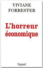 ebook cover of L'Horreur économique, by Viviane Forrester