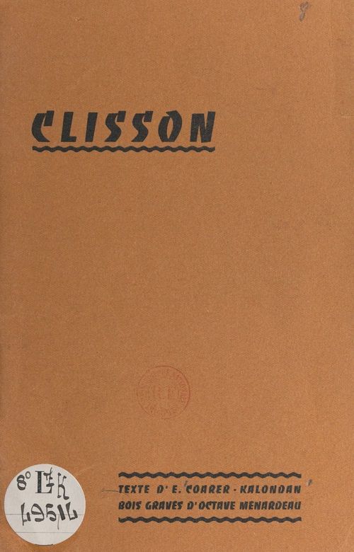 ebook cover of Clisson, by Edmond Coarer-Kalondan