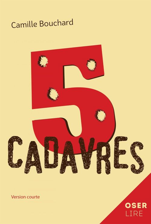 Couverture ebook de 5 cadavres, de Camille Bouchard