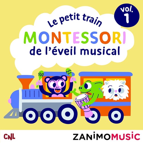 Couverture audiobook de Le petit train Montessori de l'éveil musical - Vol. 1, de Isabelle Palombi