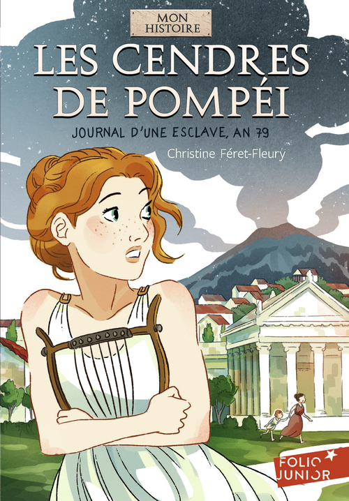 ebook cover of Les cendres de Pompéi, by Christine Féret-Fleury