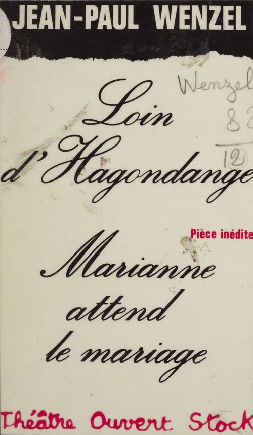 ebook cover of Loin d'Hagondange. Marianne attend le mariage, by Claudine Fievet, Jean-paul Wenzel