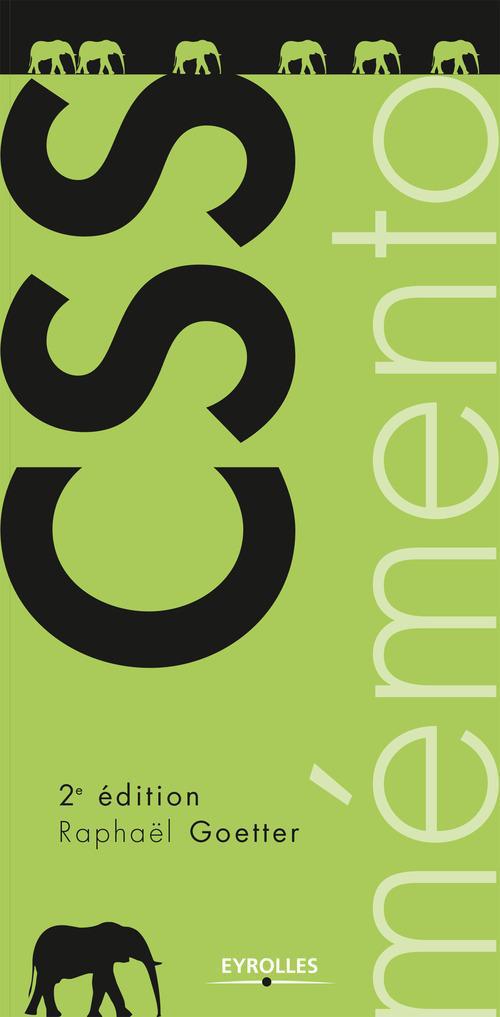 ebook cover of Mémento CSS, by Goetter Raphael