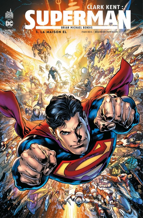 Couverture ebook de Clark Kent : Superman - Tome 3 - La Maison El, de Collectif, Brian Michael Bendis, Ivan Reis