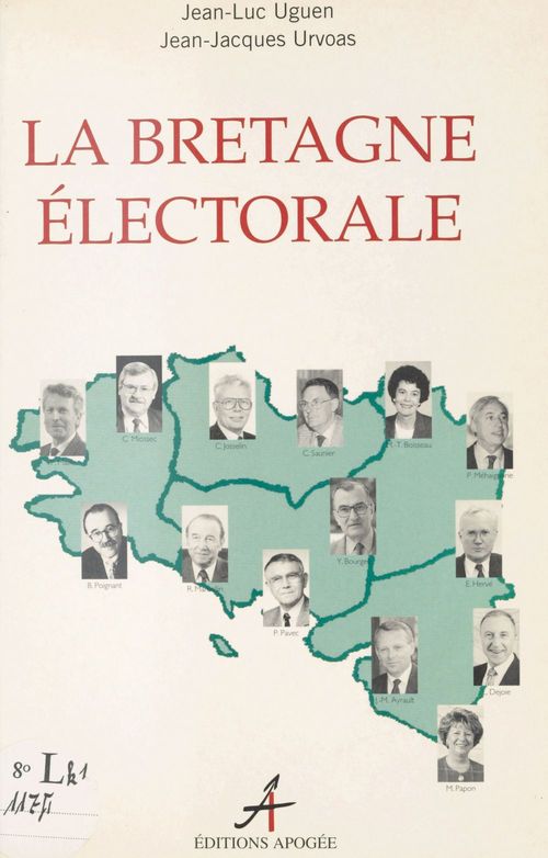 Couverture ebook de La Bretagne électorale, de Uguen/Urvoas J.L/J.J