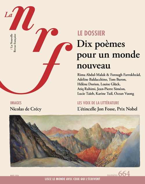 ebook cover of La Nouvelle Revue Française N°664 (mars 2026), by Collectif