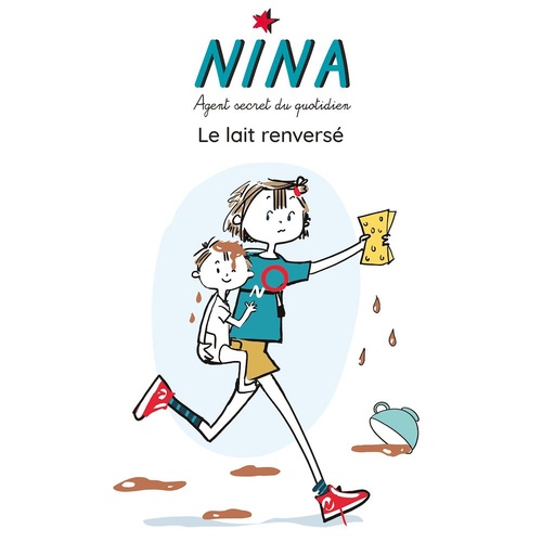 audiobook cover of NINA, Le Lait renversé, by Marc Demais, Domitille, Catherine Verlaguet, Cléo Wehrlin