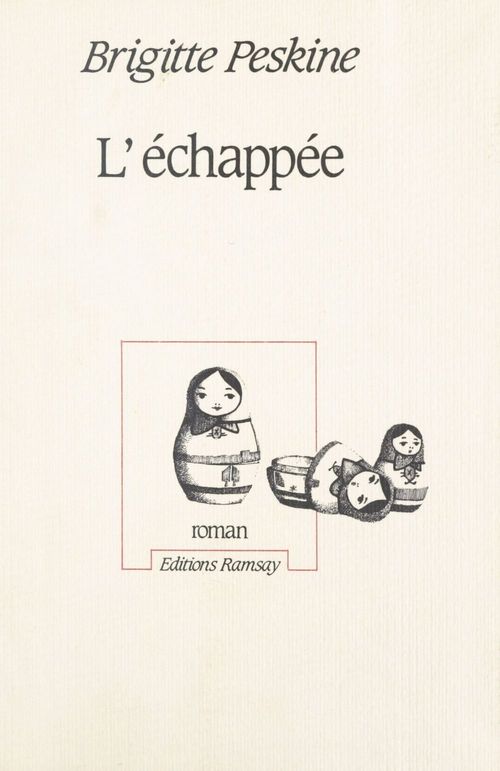 Couverture ebook de L'échappée, de Peskine