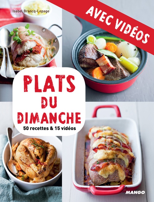 ebook cover of Plats du dimanche - avec vidéos, by Camille Sourbier, Isabel Brancq-lepage