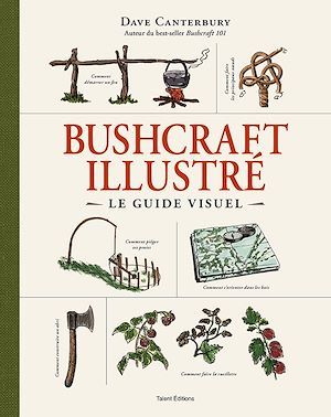 Couverture ebook de Bushcraft, le guide illustré, de Dave Canterbury