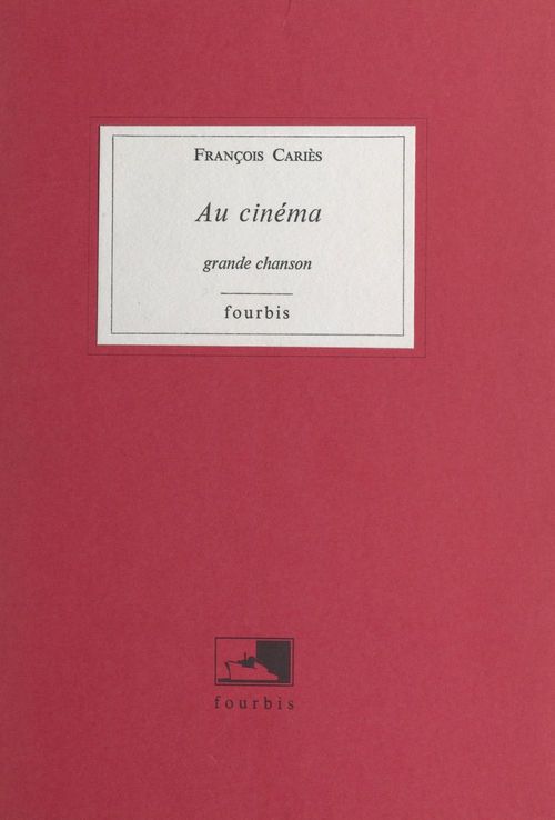 Couverture ebook de Au cinéma : Grande chanson, de François Cariès