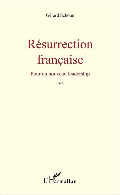 Couverture ebook de Résurrection française, de Gérard Schoun