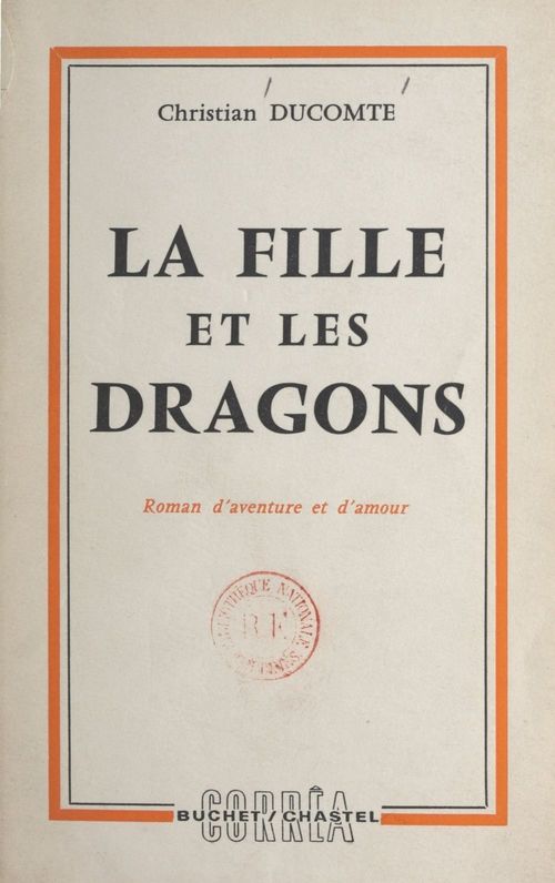 ebook cover of La fille et les dragons, by Christian Ducomte