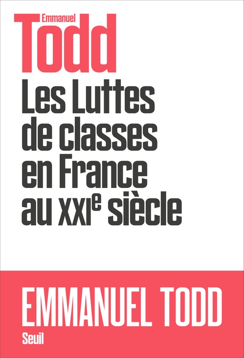 ebook cover of Les Luttes de classes en France au XXIe siècle, by Emmanuel Todd