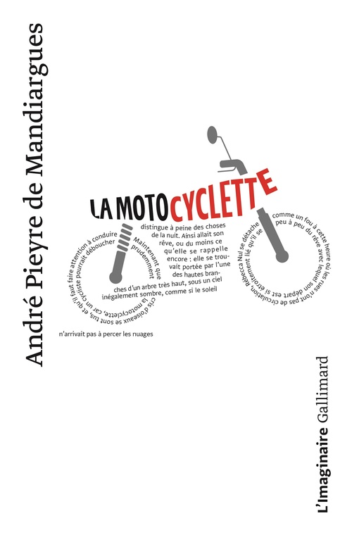 Couverture ebook de La Motocyclette, de André Pieyre de Mandiargues