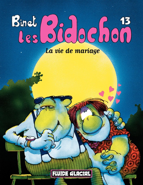 Couverture ebook de Les Bidochon T.13 la vie de mariage, de Christian Binet