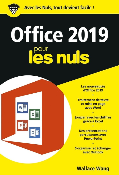 Couverture ebook de Office 2019 Poche pour les Nuls, de Wallace Wang