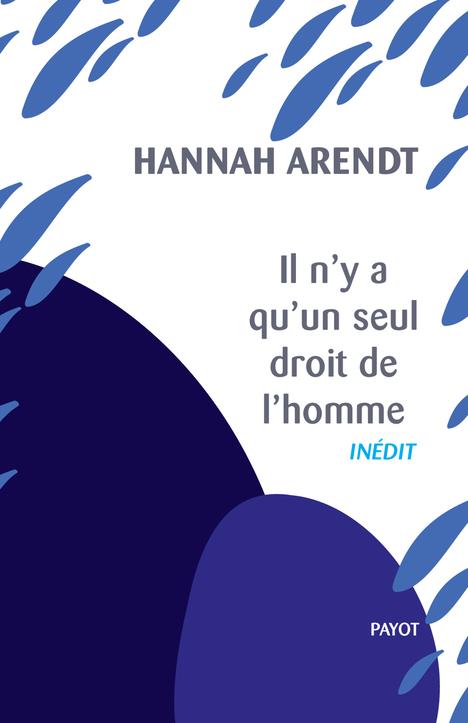 ebook cover of Il n'y a qu'un seul droit de l'homme, by Hannah Arendt