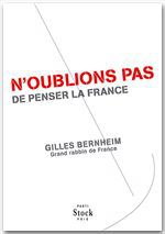 ebook cover of N'oublions pas de penser la France, by Gilles Bernheim