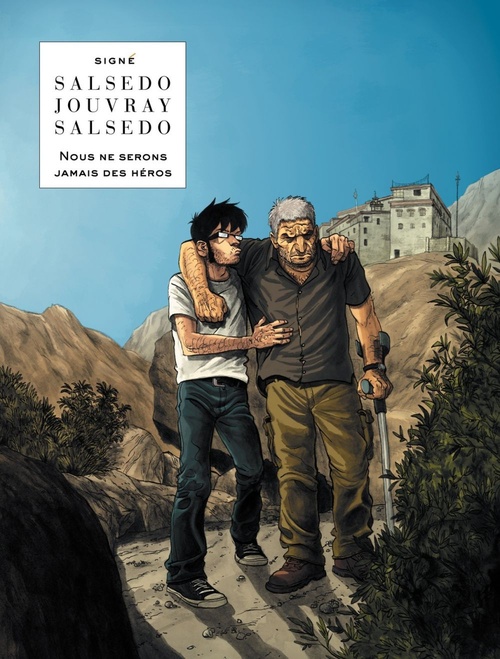 ebook cover of Nous ne serons jamais des héros, by Olivier Jouvray, Frédérik Salsedo