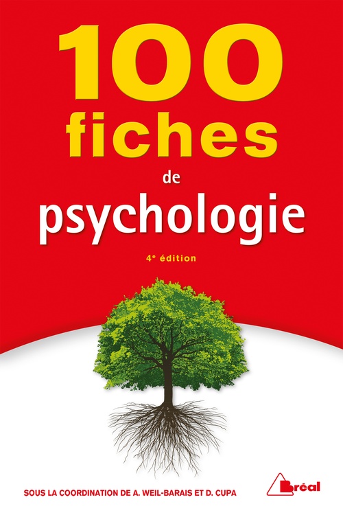 Couverture ebook de 100 fiches de psychologie, de Collectif, D. Cupa, Annick Weil-barais