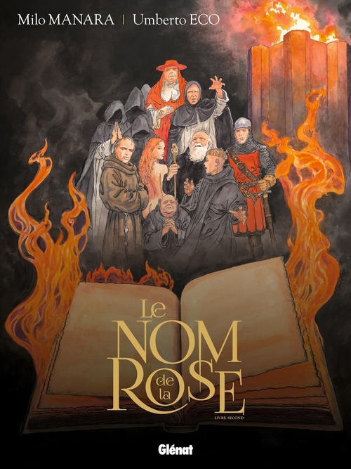 Couverture ebook de Le Nom de la Rose - Tome 02, de Milo Manara