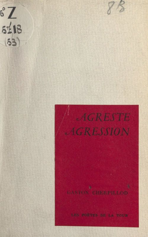 Couverture ebook de Agreste agression, de Gaston Cherpillod
