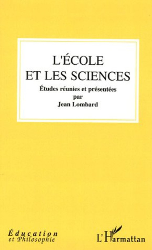 Couverture ebook de L'école et les sciences, de Jean Lombard
