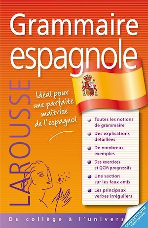 Couverture ebook de Grammaire espagnole, de Collectif