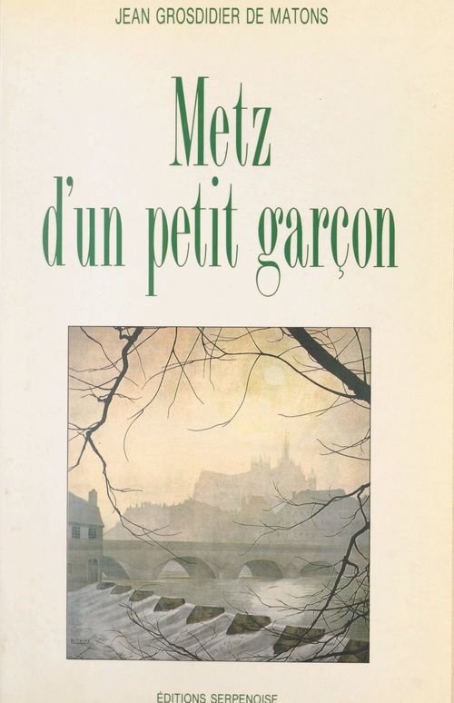 Couverture ebook de Metz d'un petit garçon, de Jean Grosdidier De Matons