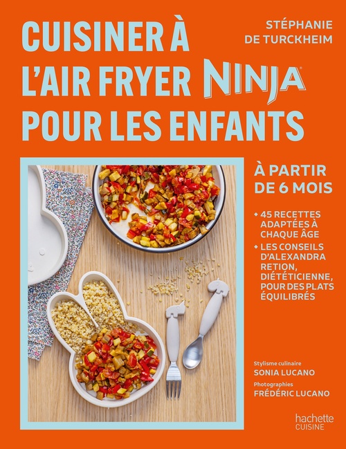 ebook cover of Cuisiner à l'Air Fryer Ninja pour les enfants, by Stéphanie De Turckheim