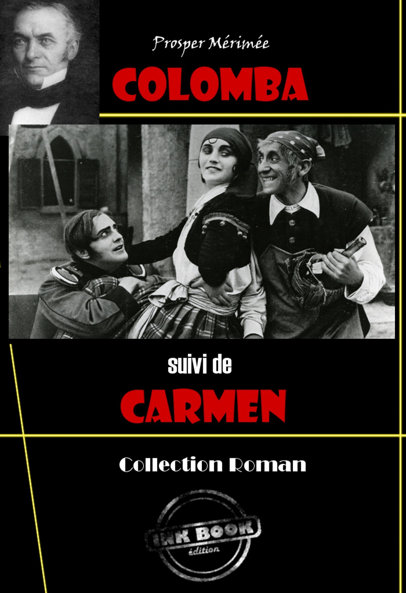 Couverture ebook de Colomba (suivi de Carmen) [édition intégrale revue et mise à jour], de Prosper Mérimée