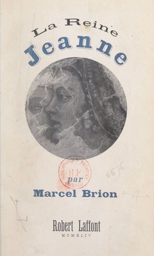 Couverture ebook de La reine Jeanne, de Marcel Brion