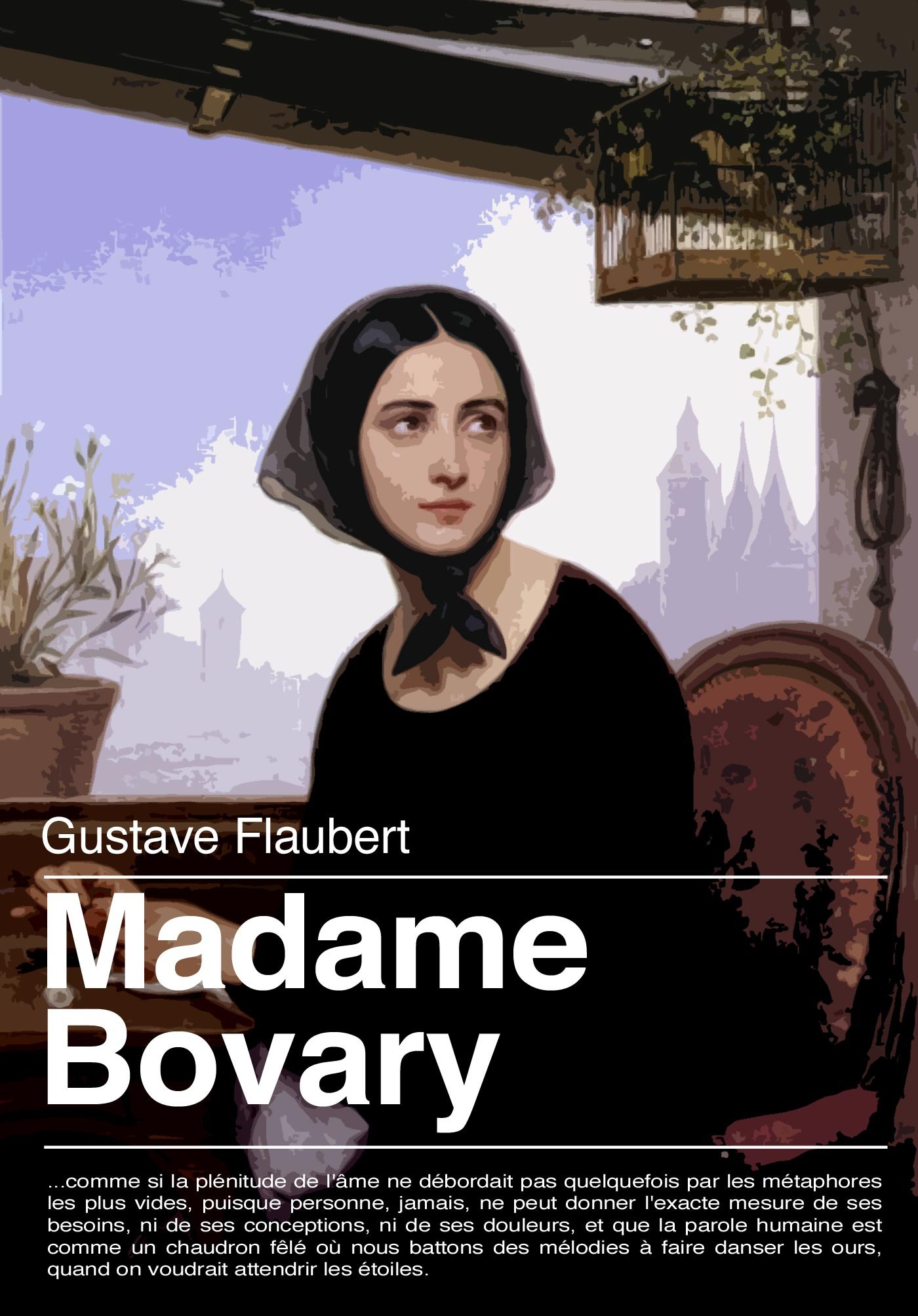 ebook cover of Madame Bovary, by Gustave Flaubert