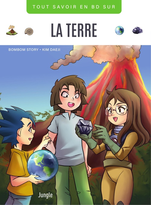 ebook cover of Tout savoir en BD - La Terre, by Bombom