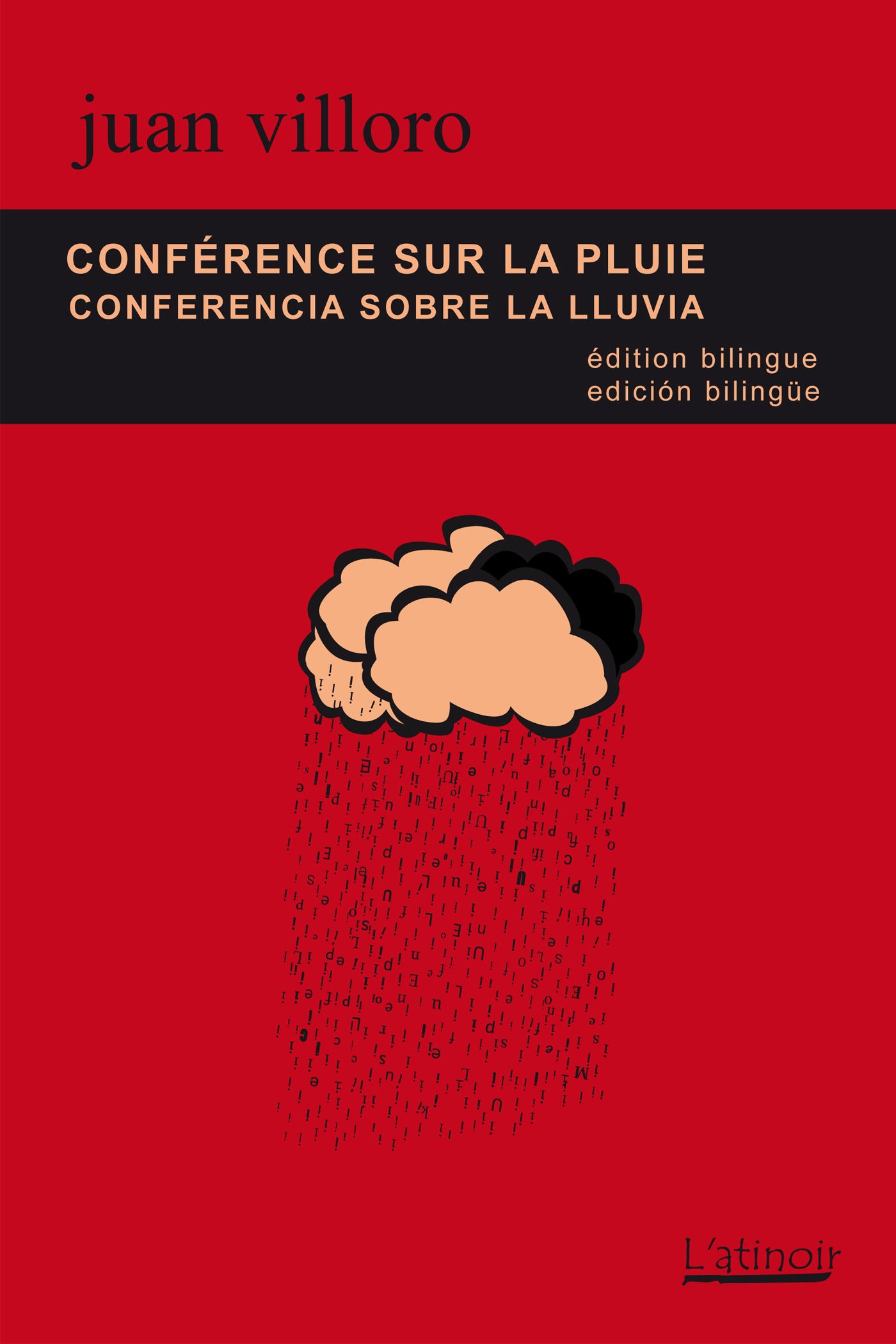 ebook cover of Conférence sur la pluie / Conferencia sobre la lluvia - Édition bilingue/Edición bilingüe, by Juan Villoro