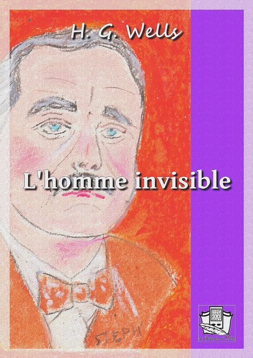 ebook cover of L'homme invisible, by H. G. Wells