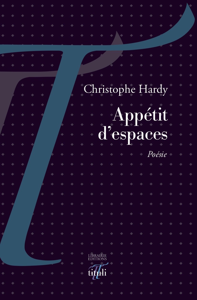 ebook cover of Appétit d'espaces, by Christophe Hardy