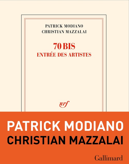 Couverture ebook de 70 bis, entrée des artistes, de Christian Mazzalai, Patrick Modiano