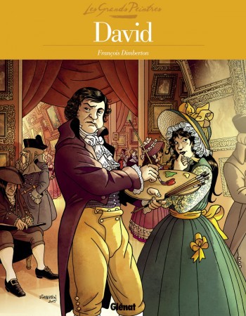 Couverture ebook de Les Grands Peintres - David, de François Dimberton