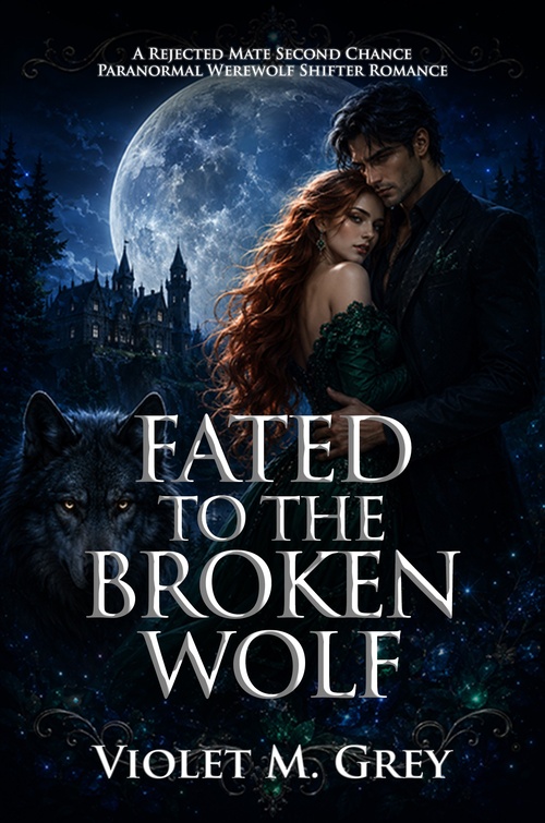 ebook cover of Fated To The Broken Wolf, by Violet M. Grey