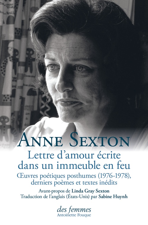ebook cover of Lettre d'amour écrite dans un immeuble en feu, by Anne Sexton