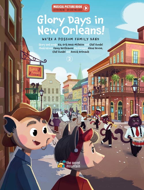 Couverture ebook de Glory Days in New Orleans!, de Bïa Krieger