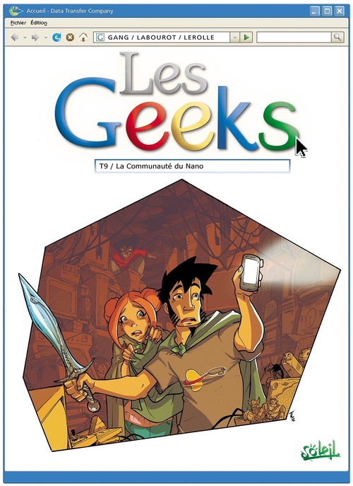 Couverture ebook de Les Geeks T09 - La Communauté du Nano, de Gang